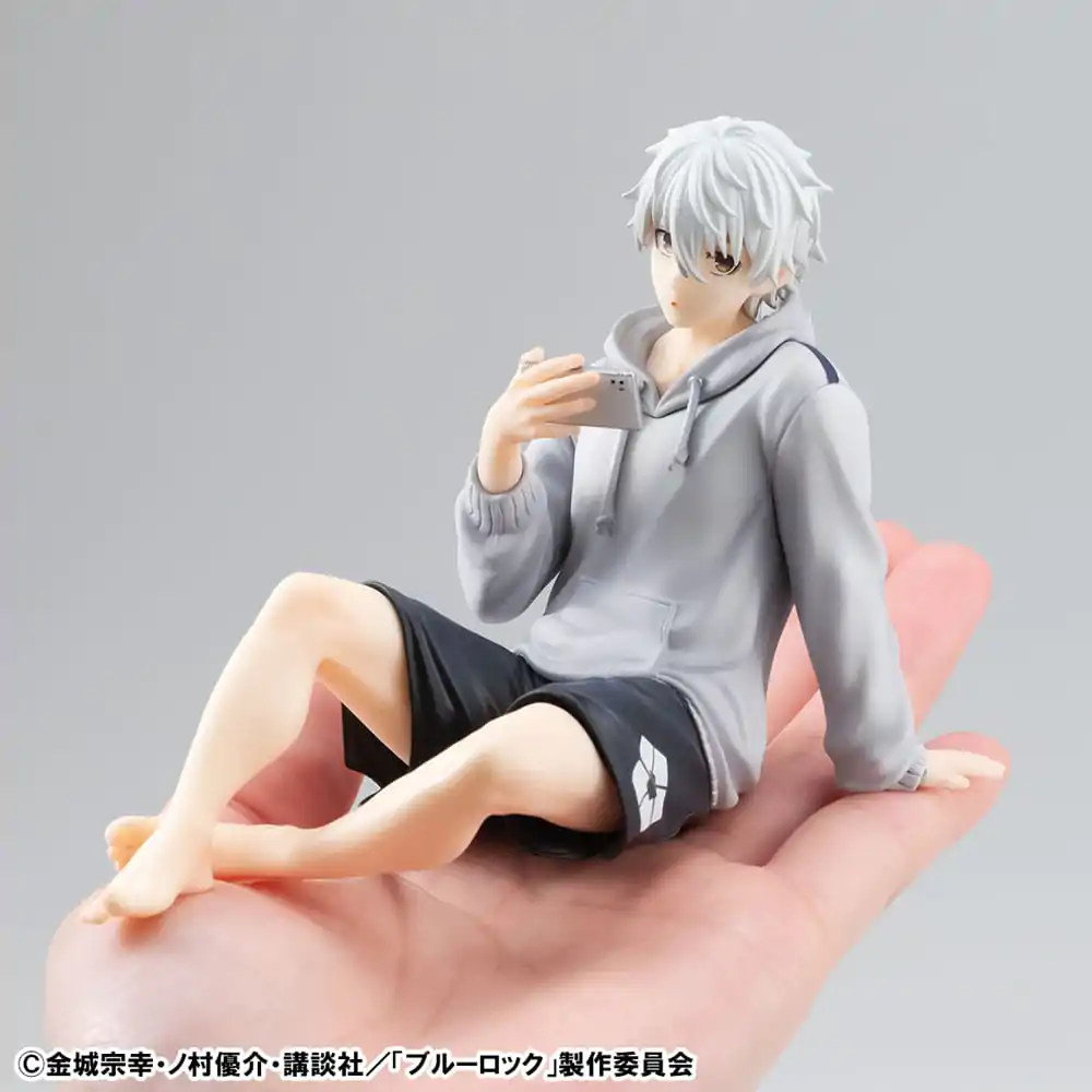 Blue Lock G.E.M. Series PVC-Statue Seishiro Nagi Repaint Ver. Handflächengröße 9 cm Produktfoto