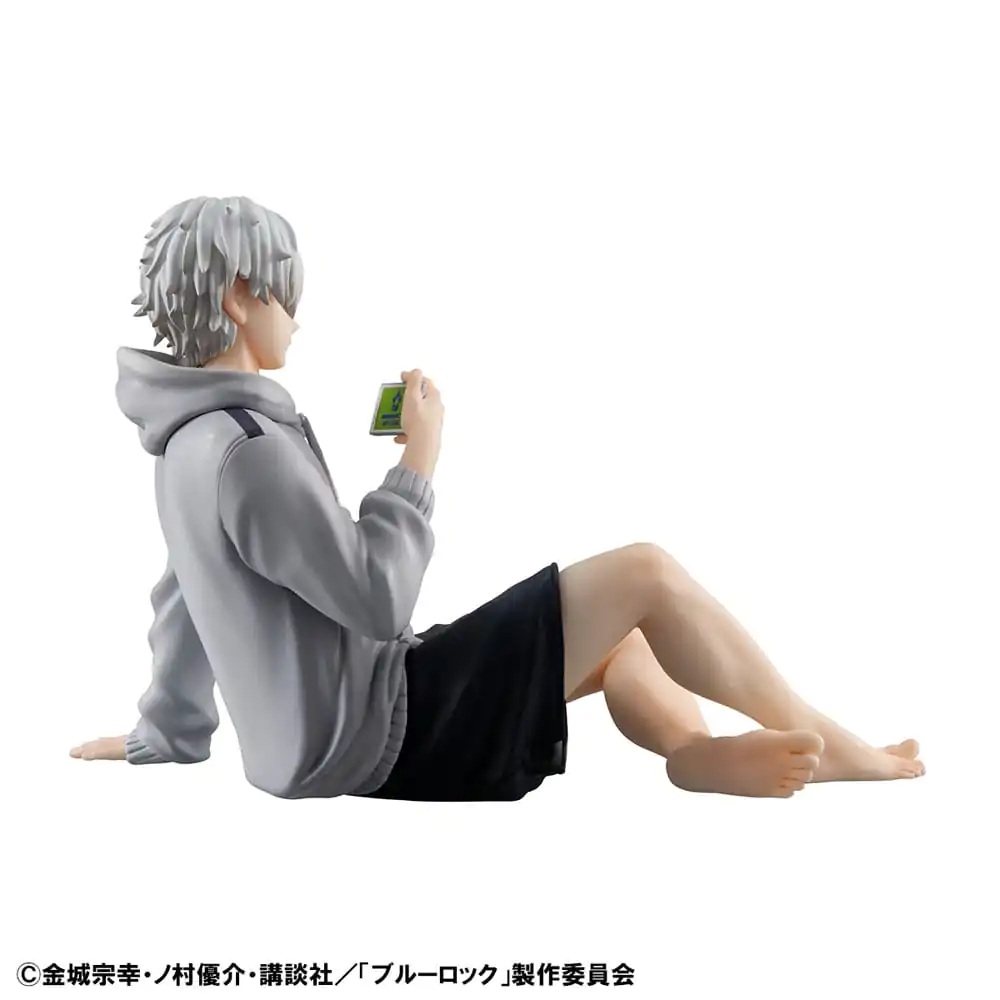 Blue Lock G.E.M. Series PVC-Statue Seishiro Nagi Repaint Ver. Handflächengröße 9 cm Produktfoto