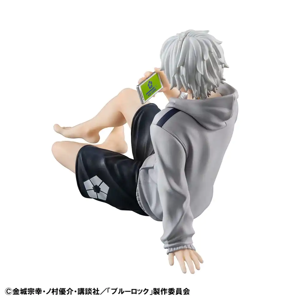 Blue Lock G.E.M. Series PVC-Statue Seishiro Nagi Repaint Ver. Handflächengröße 9 cm Produktfoto
