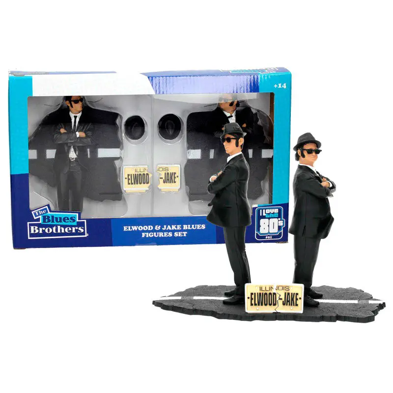 Blues Brothers Movie Icons Statuen Doppelpack Jake & Elwood 18 cm termékfotó