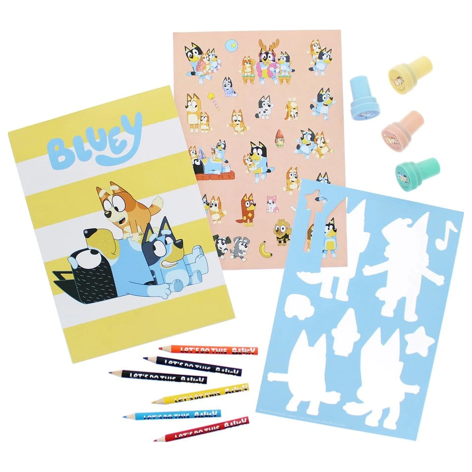 Bluey 14-teiliges Kreativ Malset Produktfoto