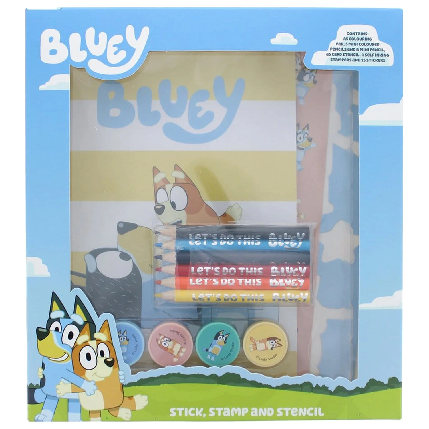 Bluey 14-teiliges Kreativ Malset Produktfoto