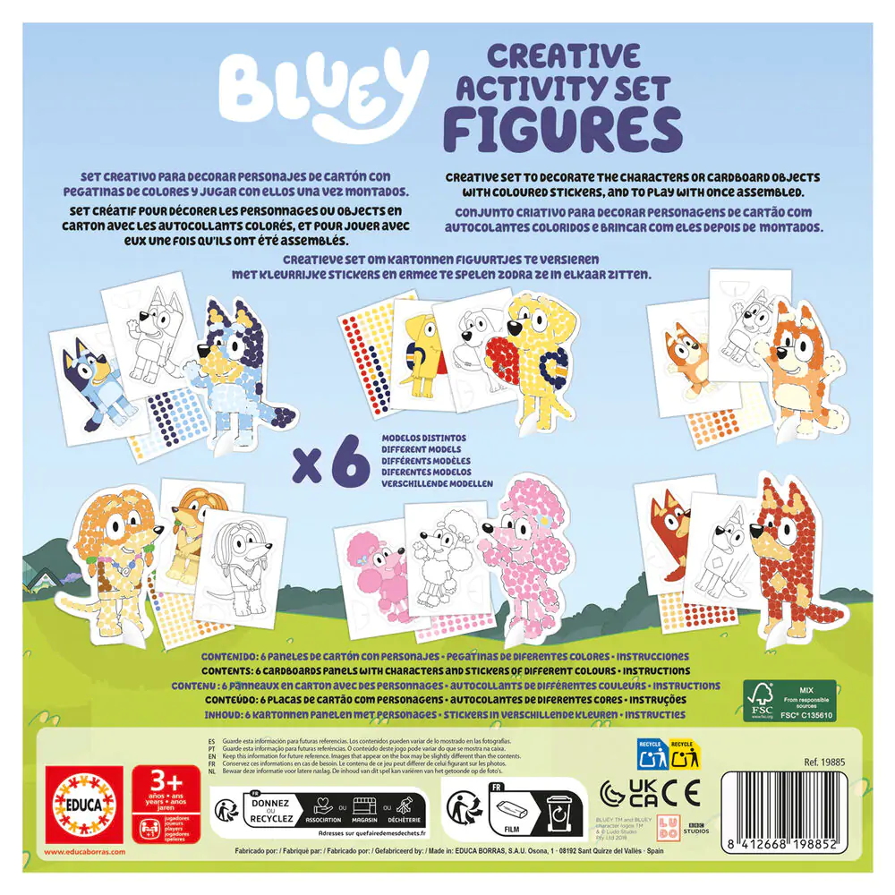 Bluey 3D Creative Activityset termékfotó