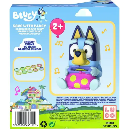 Bluey 3D Spielzeugbuchse Produktfoto