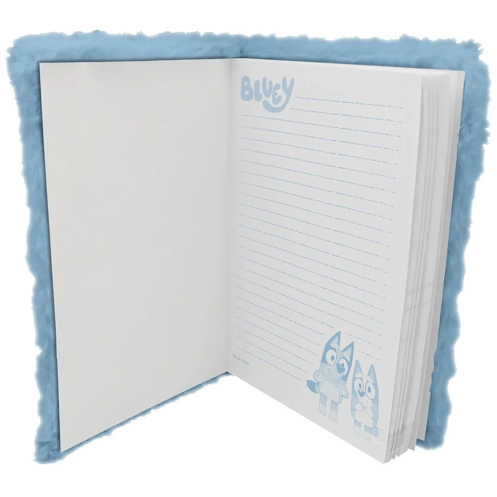 Bluey A5 Plüsch Notizbuch Produktfoto