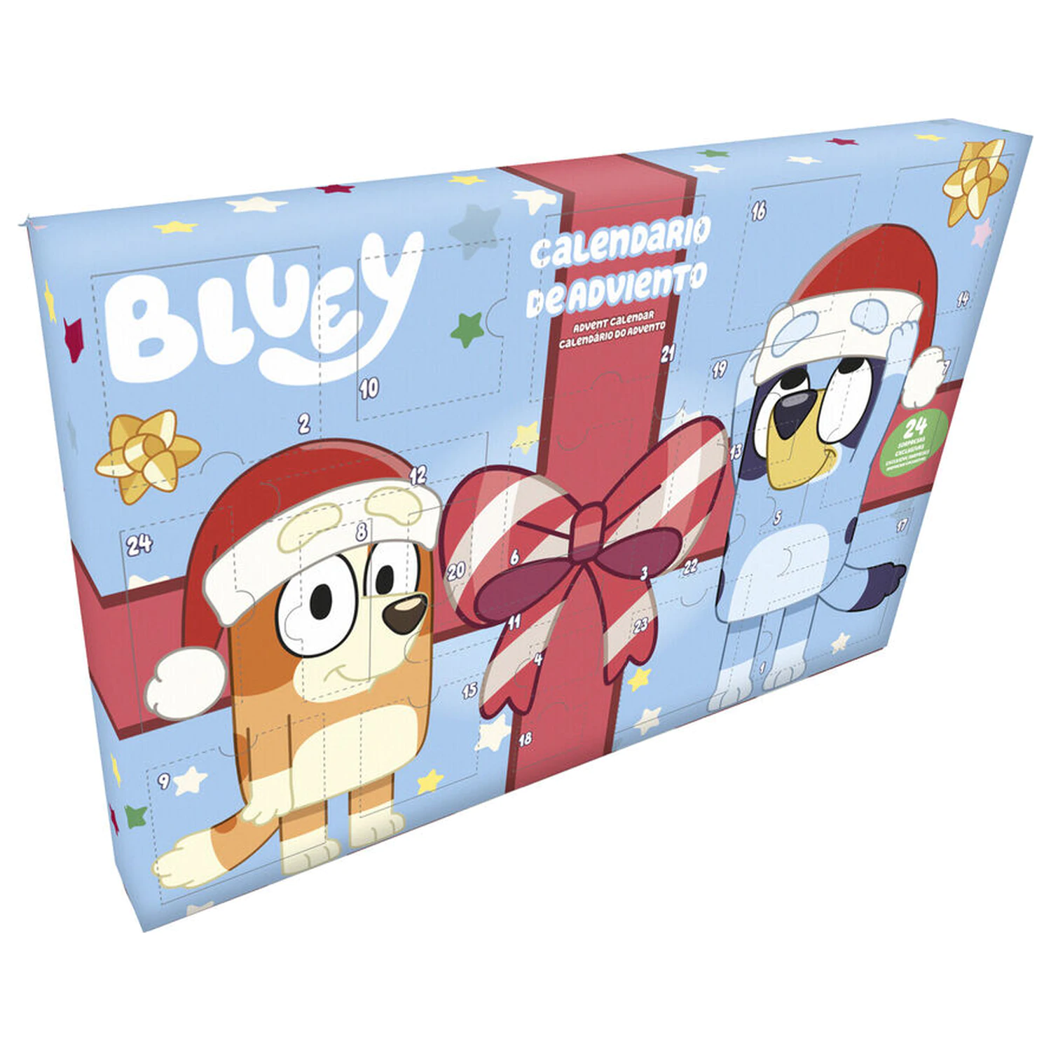 Bluey Adventskalender Produktfoto