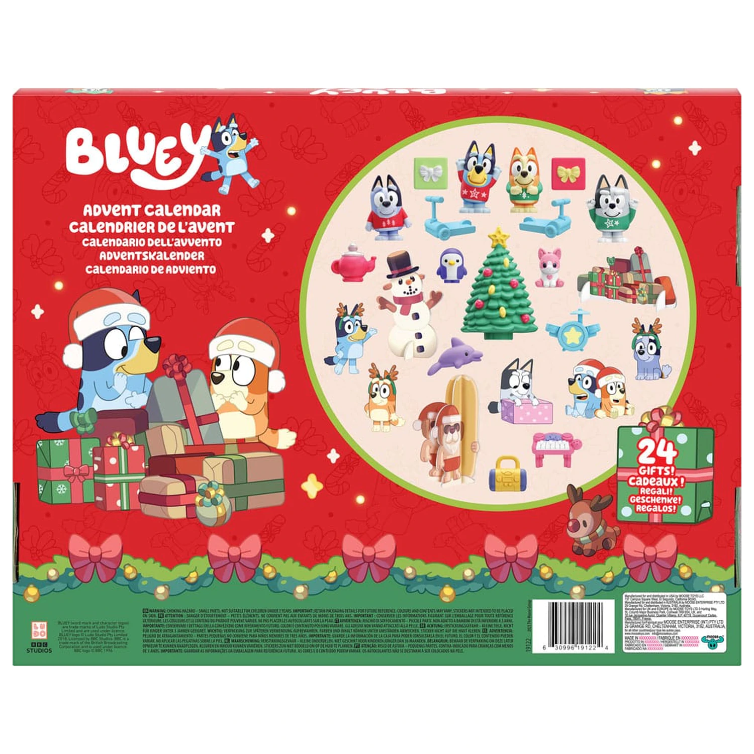Bluey Adventskalender Mini Figuren Produktfoto