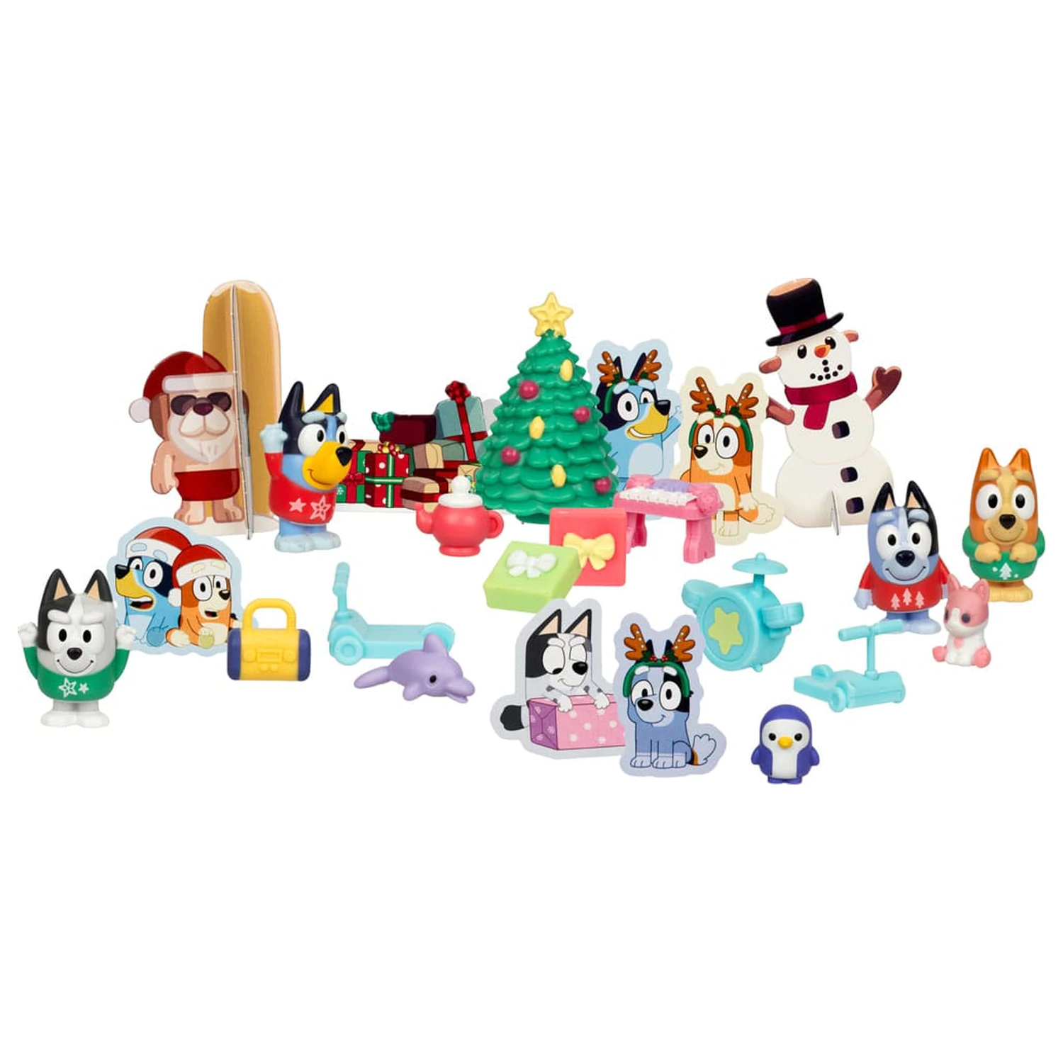 Bluey Adventskalender Mini Figuren Produktfoto
