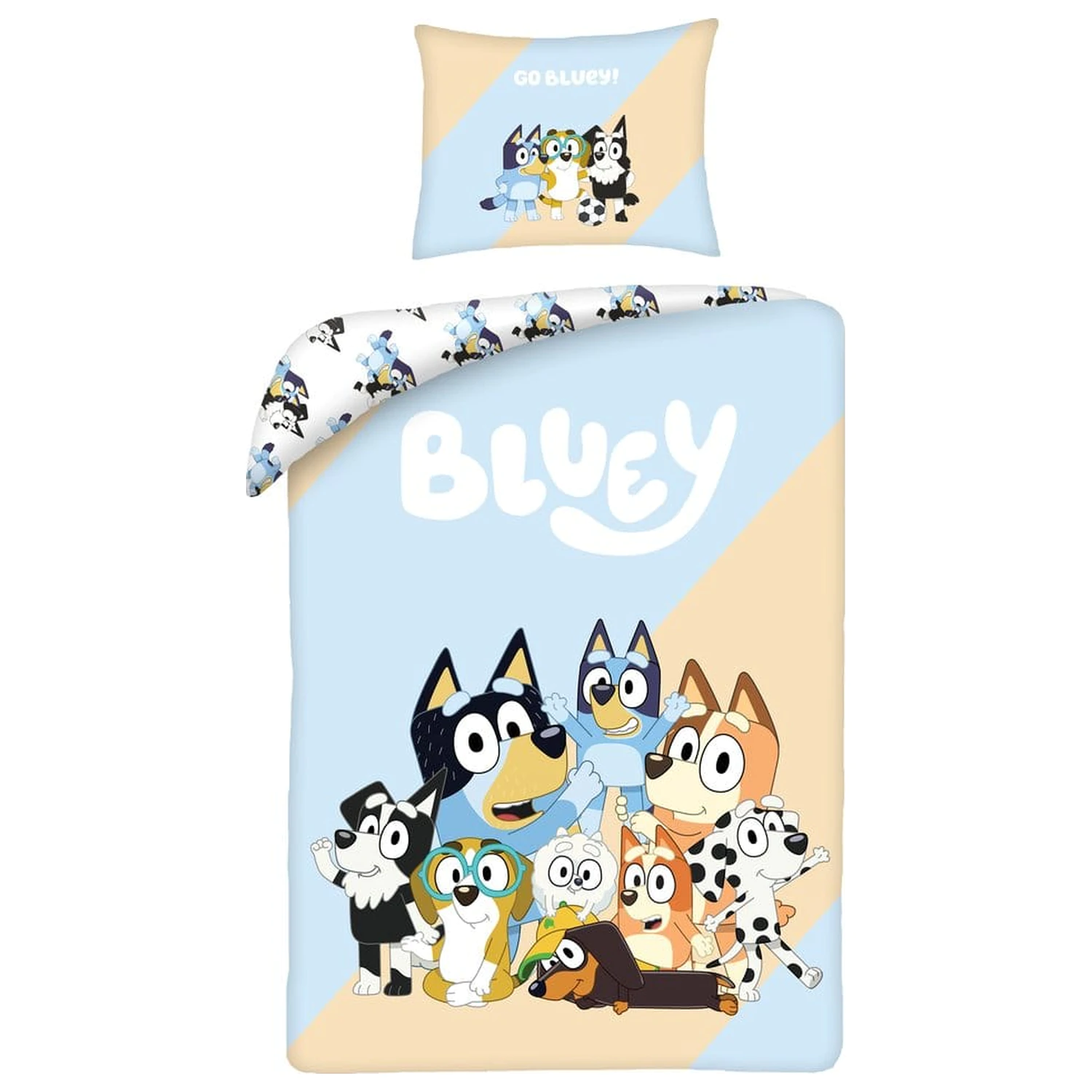 Bluey Bettbezug Set Go Bluey Produktfoto