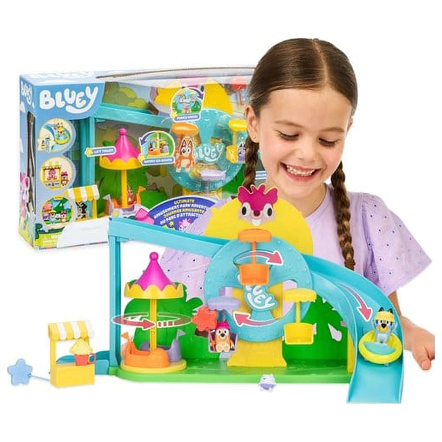 Bluey Playset Vergnügungspark Produktfoto