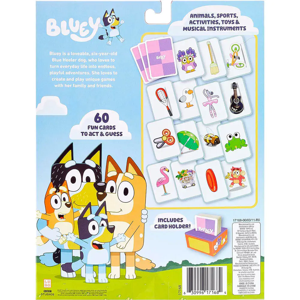 Bluey Kartenspiel Englische Version Produktfoto