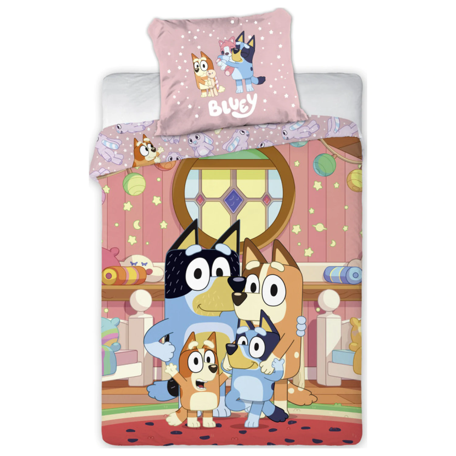 Bluey At Home Bettbezug Produktfoto