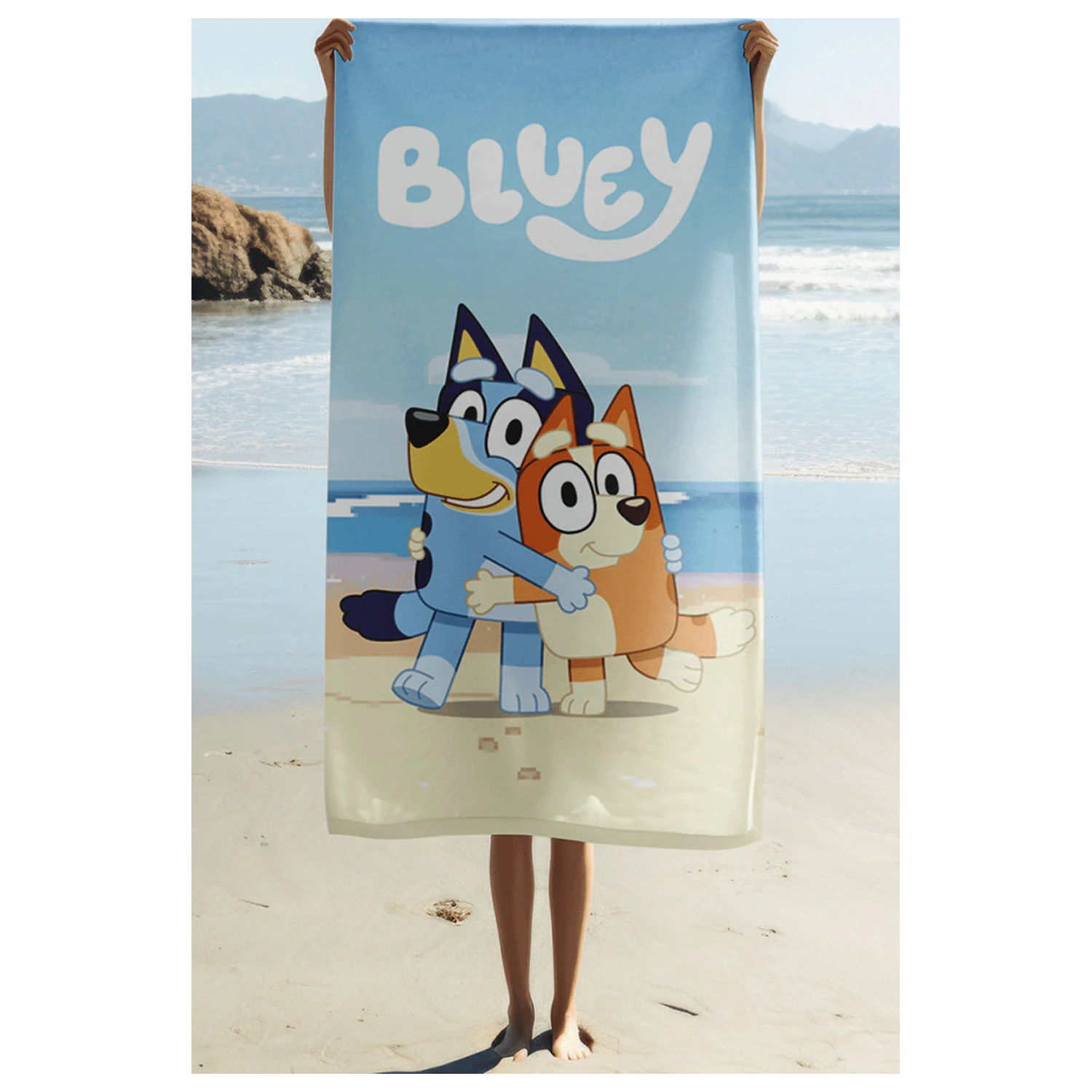 Bluey Beach Hug Handtuch 70x140cm Produktfoto