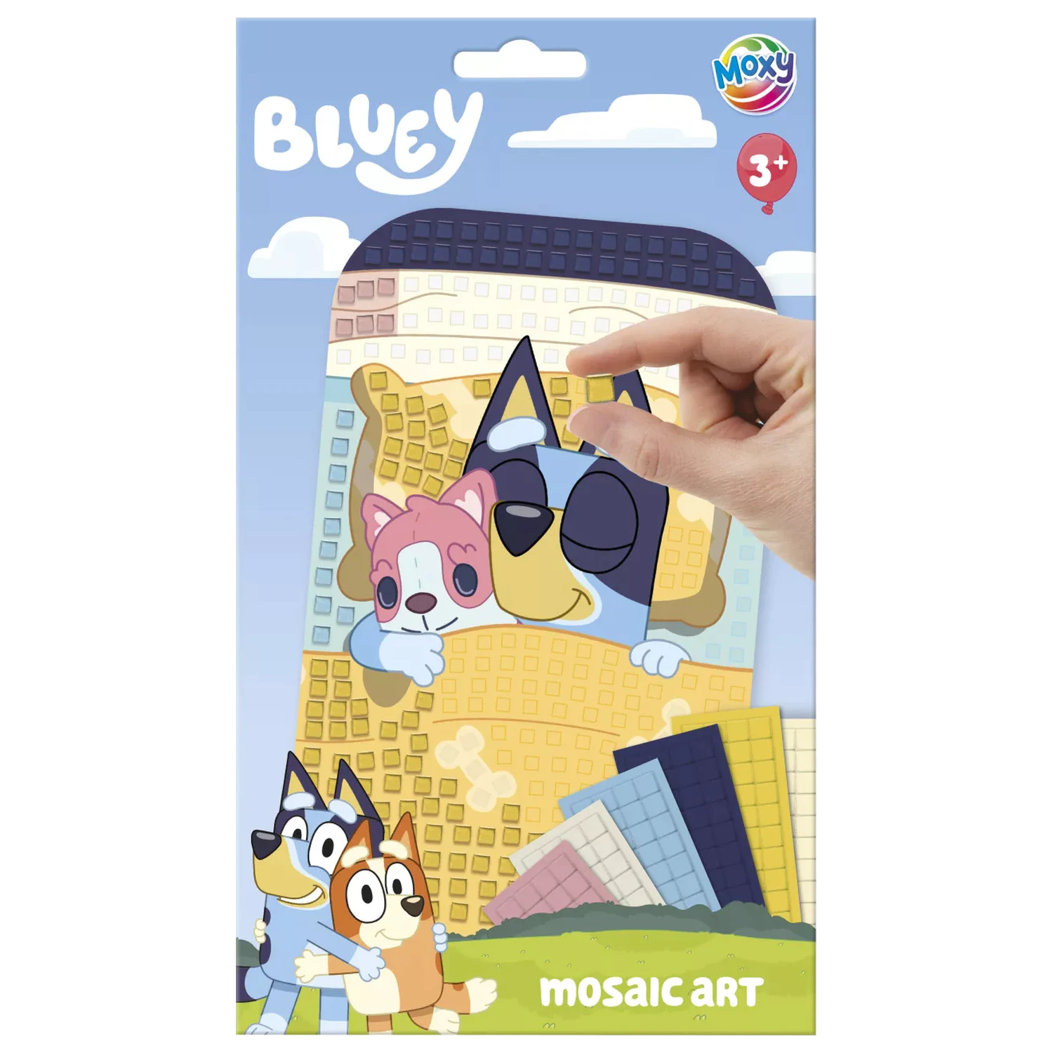 Bluey Bett Schaum Mosaik kreatives Set Produktfoto