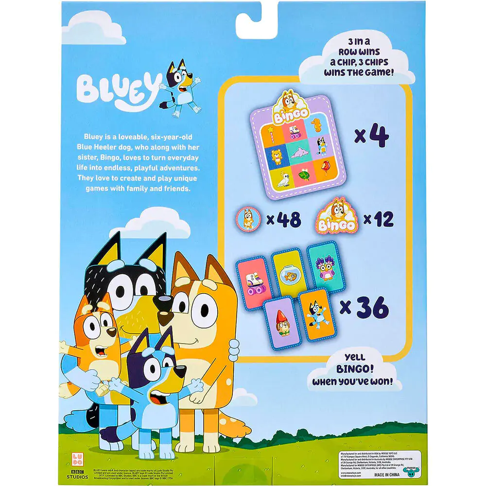 Bluey Bingo - bingo Kartenspiel Produktfoto