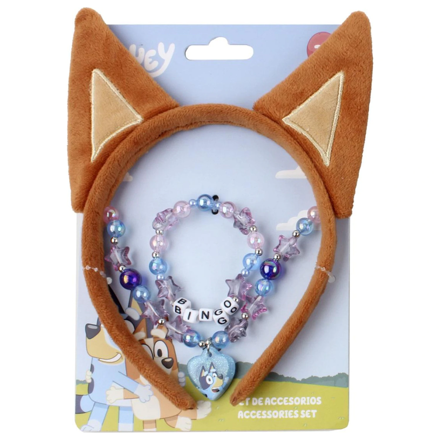Bluey Bingo Schmuck- und Haarband-Set Produktfoto