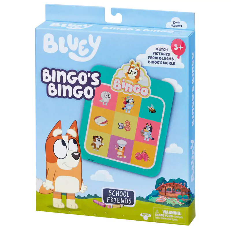 Bluey Bingo friends of the school bingo Kartenspiel Produktfoto