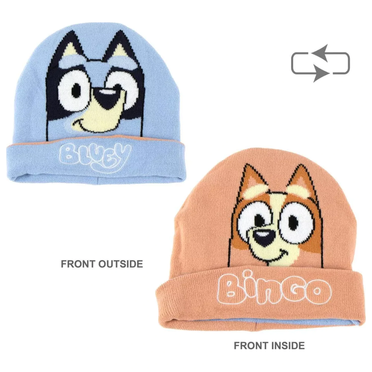 Bluey Bingo wendbarer Kinder Hut Produktfoto