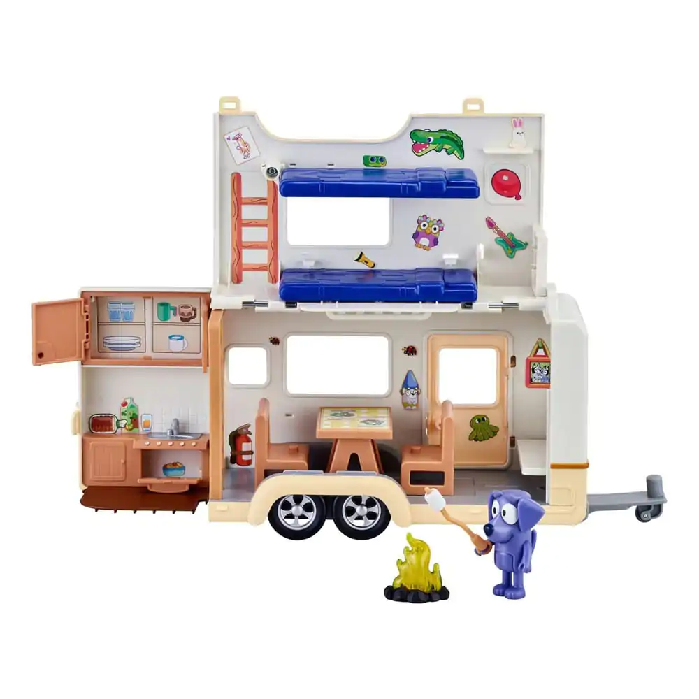 Bluey Actionfigur mit Fahrzeug Bluey Caravan termékfotó