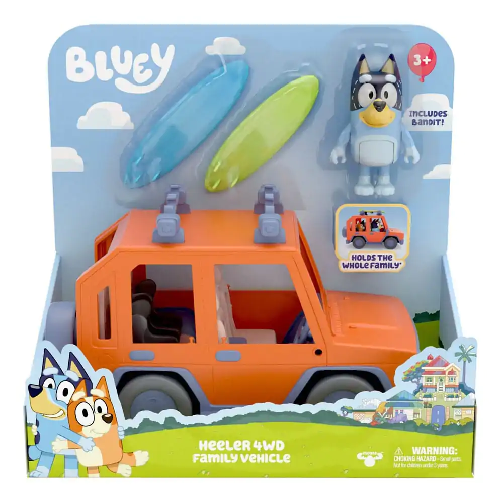 Bluey Actionfigur mit Fahrzeug Bluey Family Cruiser Produktfoto