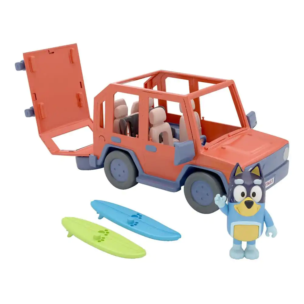 Bluey Actionfigur mit Fahrzeug Bluey Family Cruiser termékfotó
