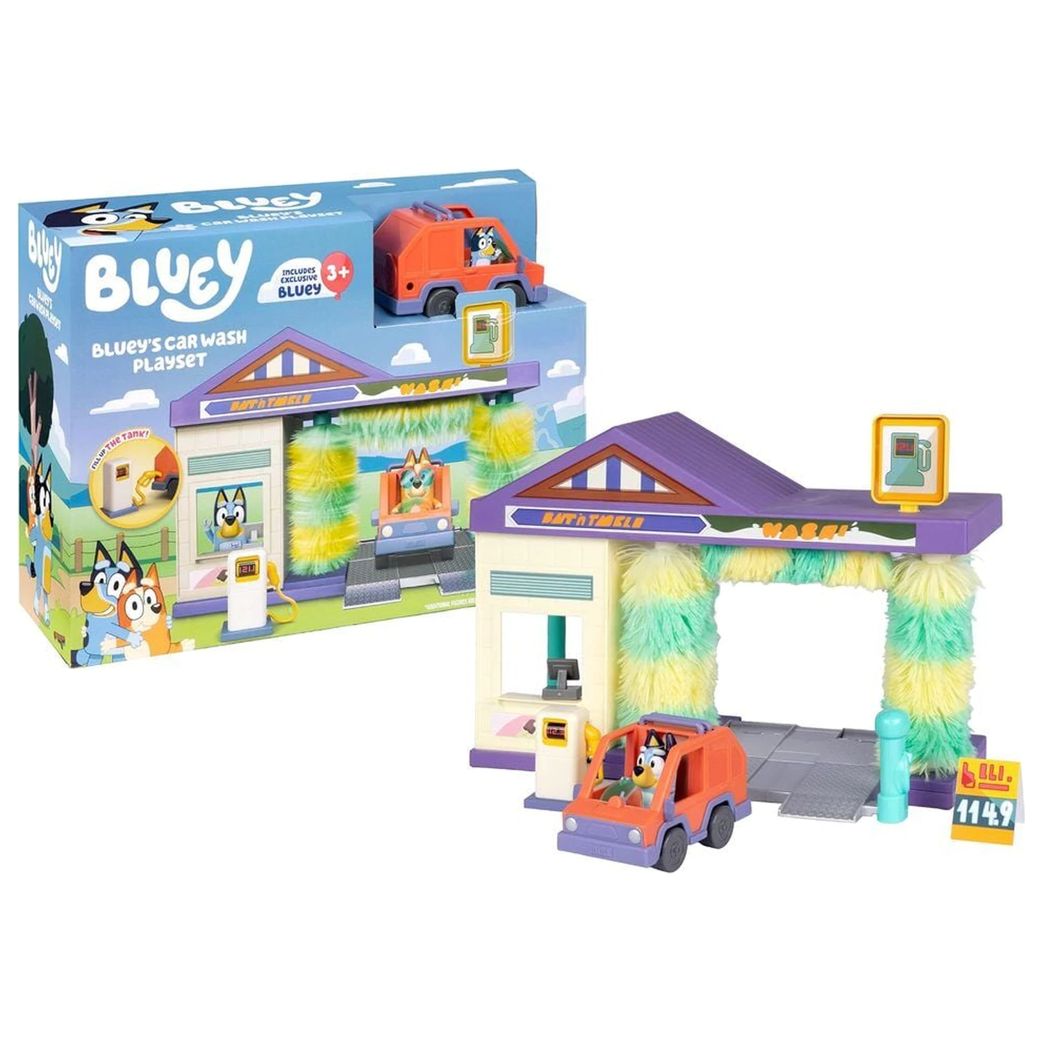 Bluey Autowaschanlagen Spielset Produktfoto