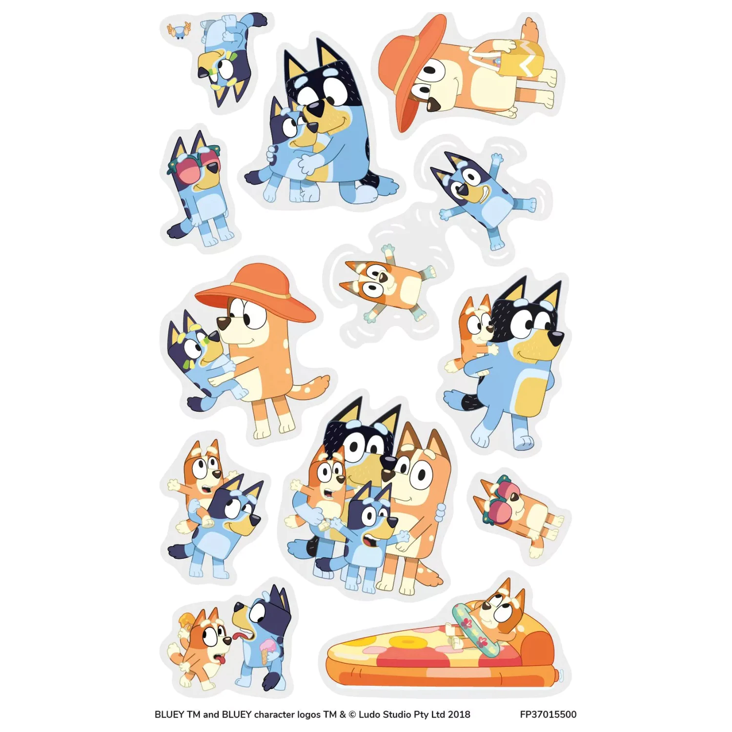 Bluey Chill Tattoo 12er-Pack Produktfoto