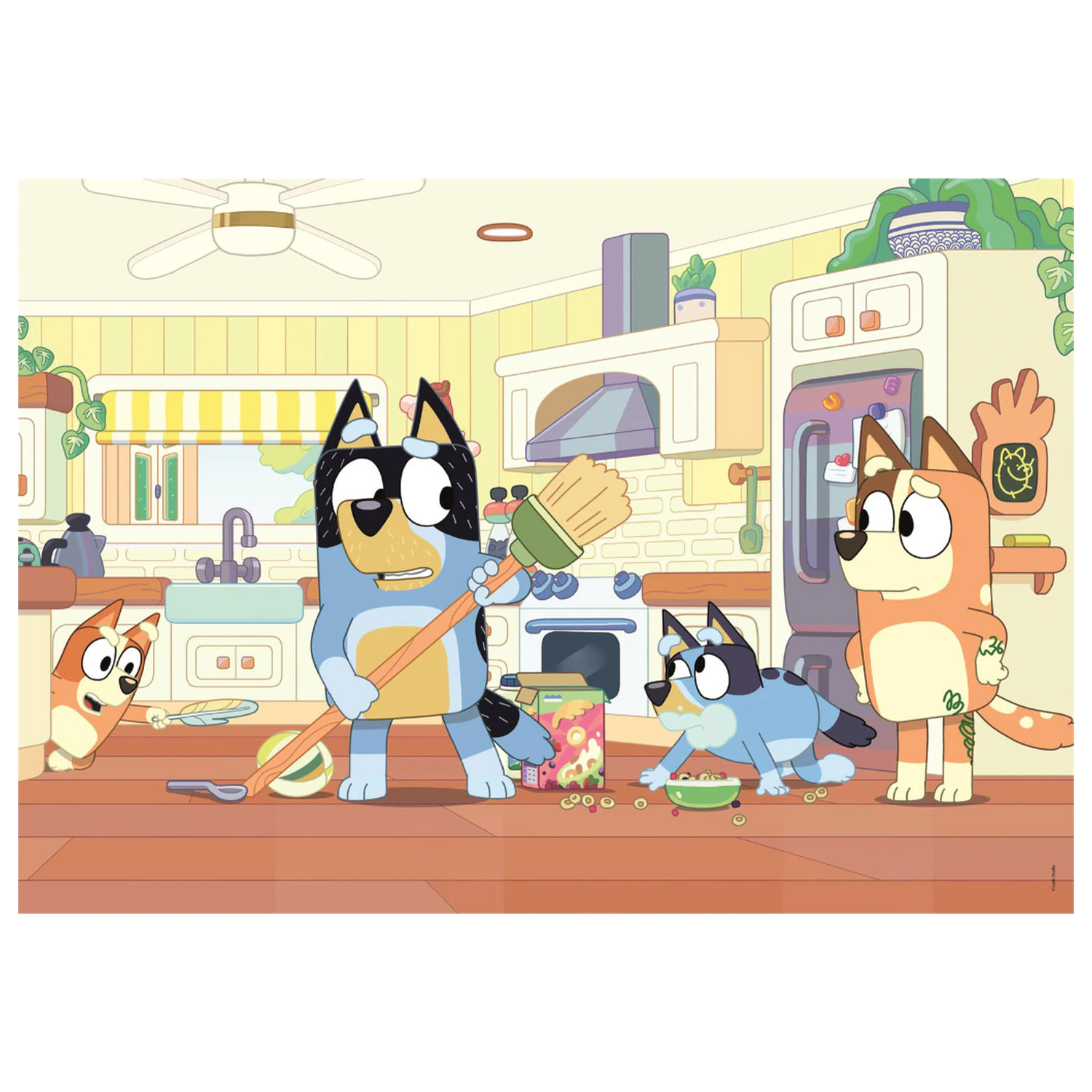 Bluey Cleaning 60-teiliges Puzzle Produktfoto