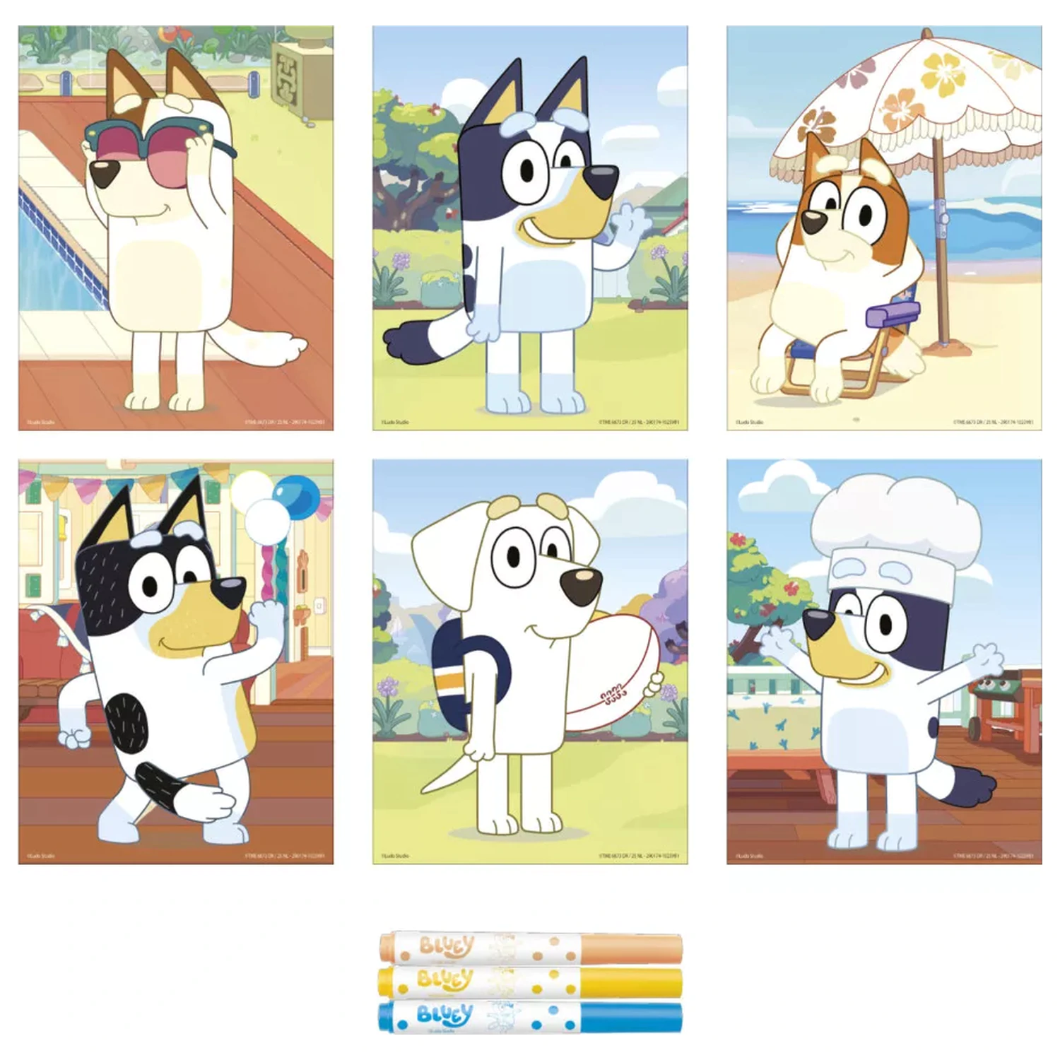 Bluey Cool Creative Set 2-in-1 Produktfoto