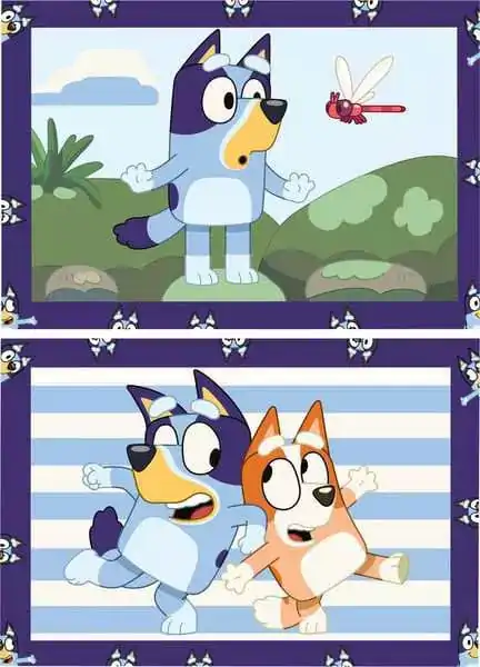 Bluey CreArt Junior Malen nach Zahlen Malset Bluey &amp; Bingo 22 x 32 cm *Deutsche Edition* Produktfoto