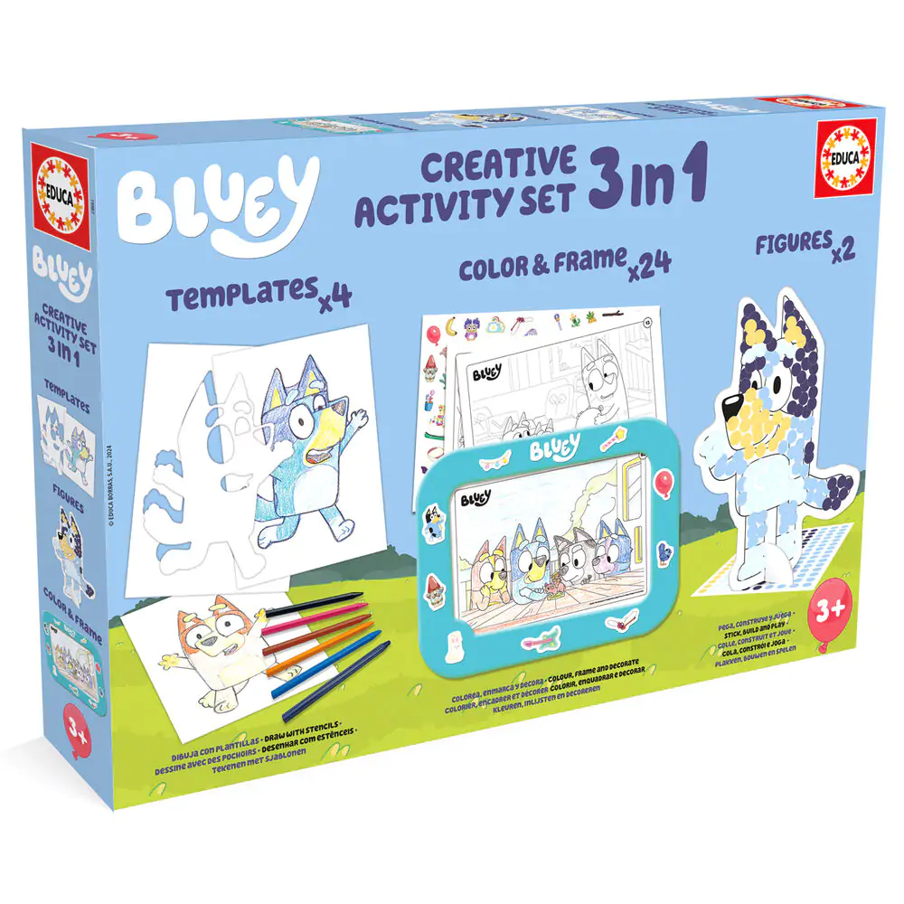 Bluey Creative Activityset 3 in 1 Frame Produktfoto