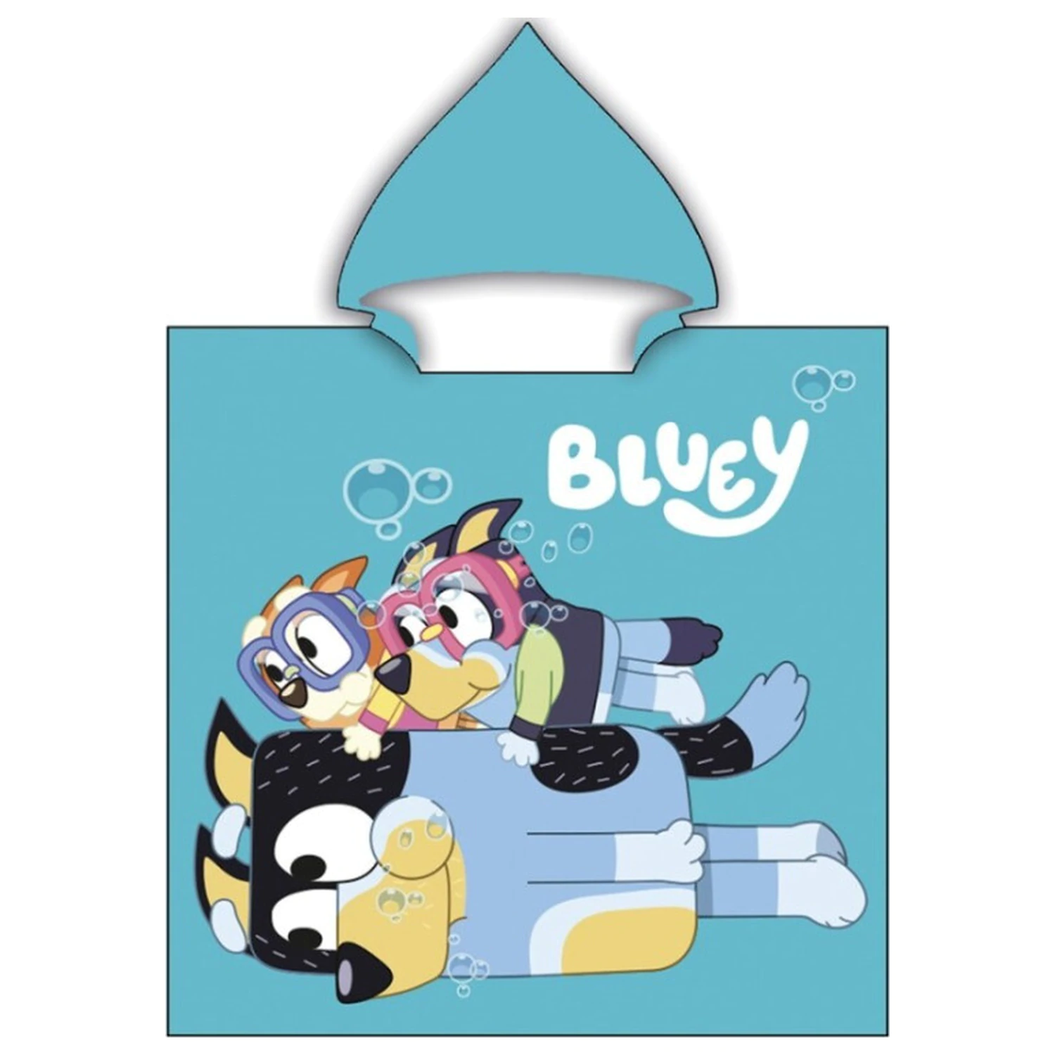 Bluey Tauchen Strandtuch Poncho 55x110 cm Produktfoto
