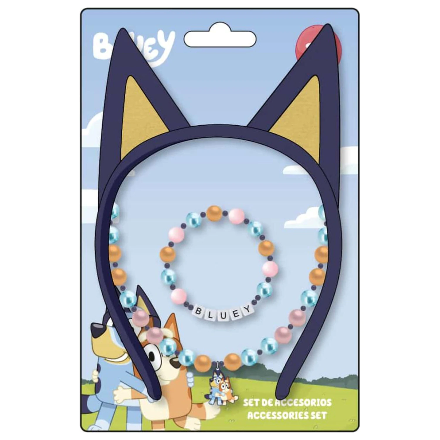 Bluey Ears Schmuck und Stirnband Set Produktfoto