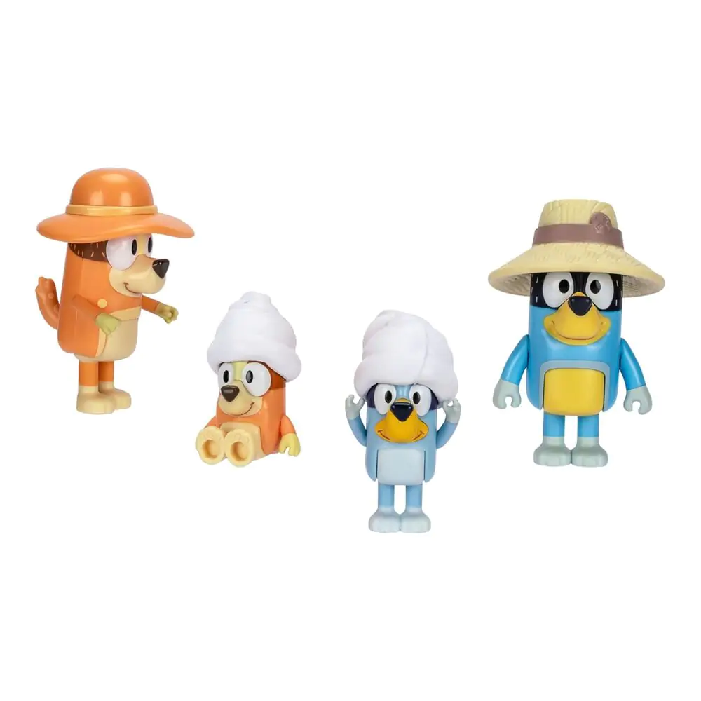 Bluey Family Trip Pack 4 Figuren Produktfoto