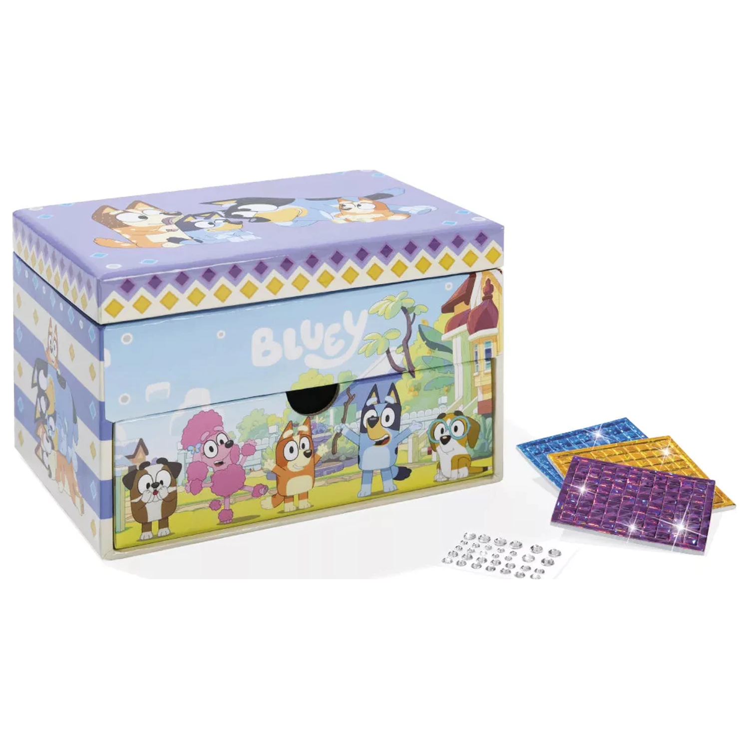Bluey Friends Mosaik Schmuckschatulle Produktfoto