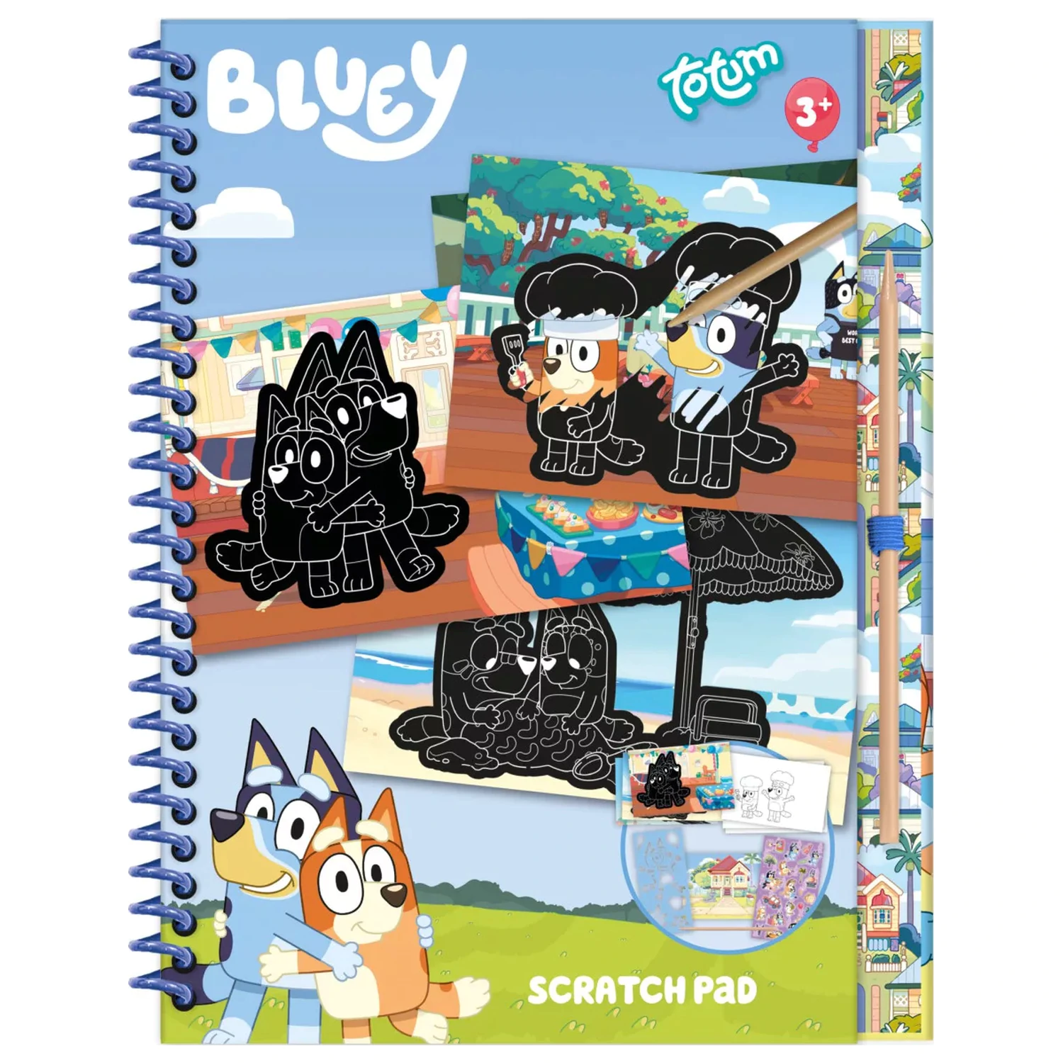 Bluey Fun Scratch Art Kit und Aktivitäten-Set Produktfoto