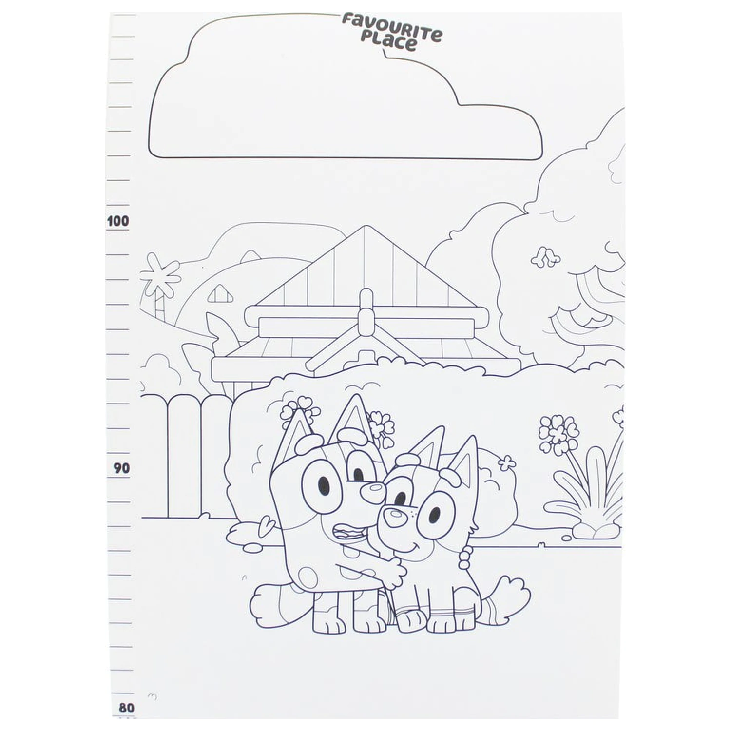 Bluey Wachstumstabelle Produktfoto