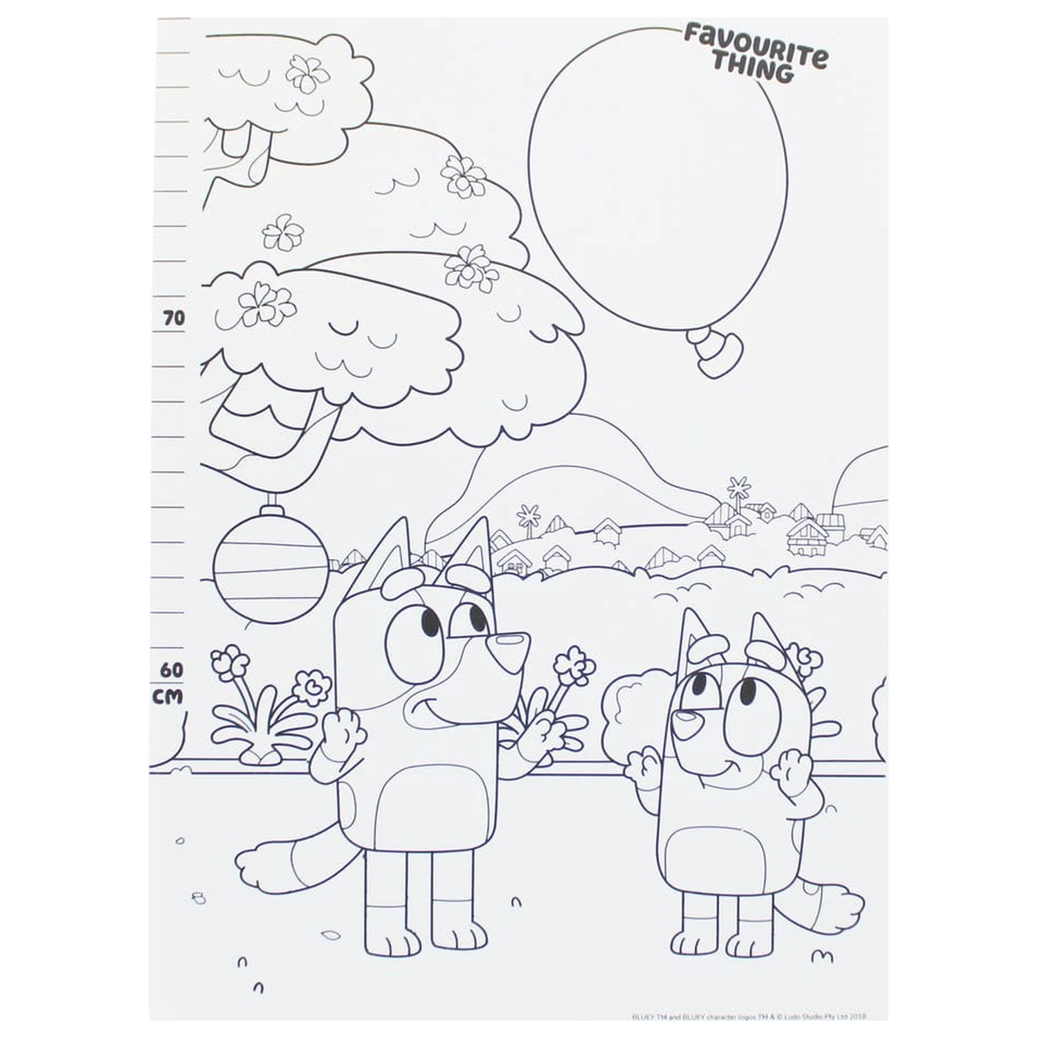Bluey Wachstumstabelle Produktfoto