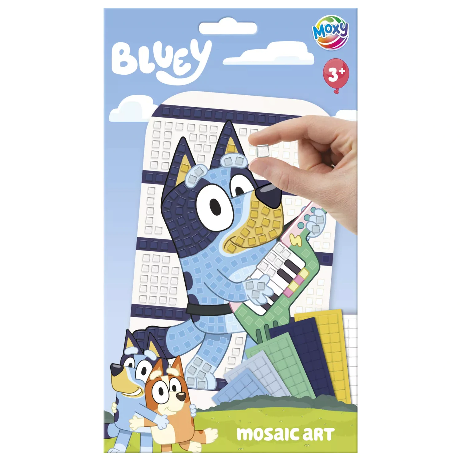 Bluey Gitarren-Schaumstoff-Mosaik Kreativset Produktfoto