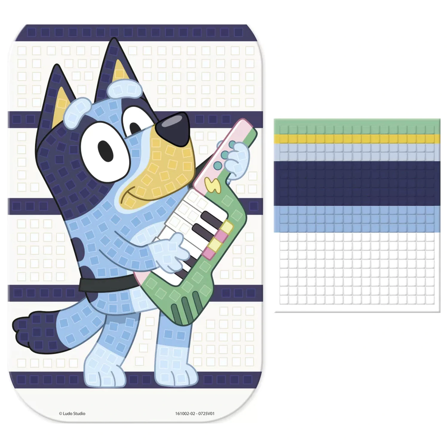 Bluey Gitarren-Schaumstoff-Mosaik Kreativset Produktfoto