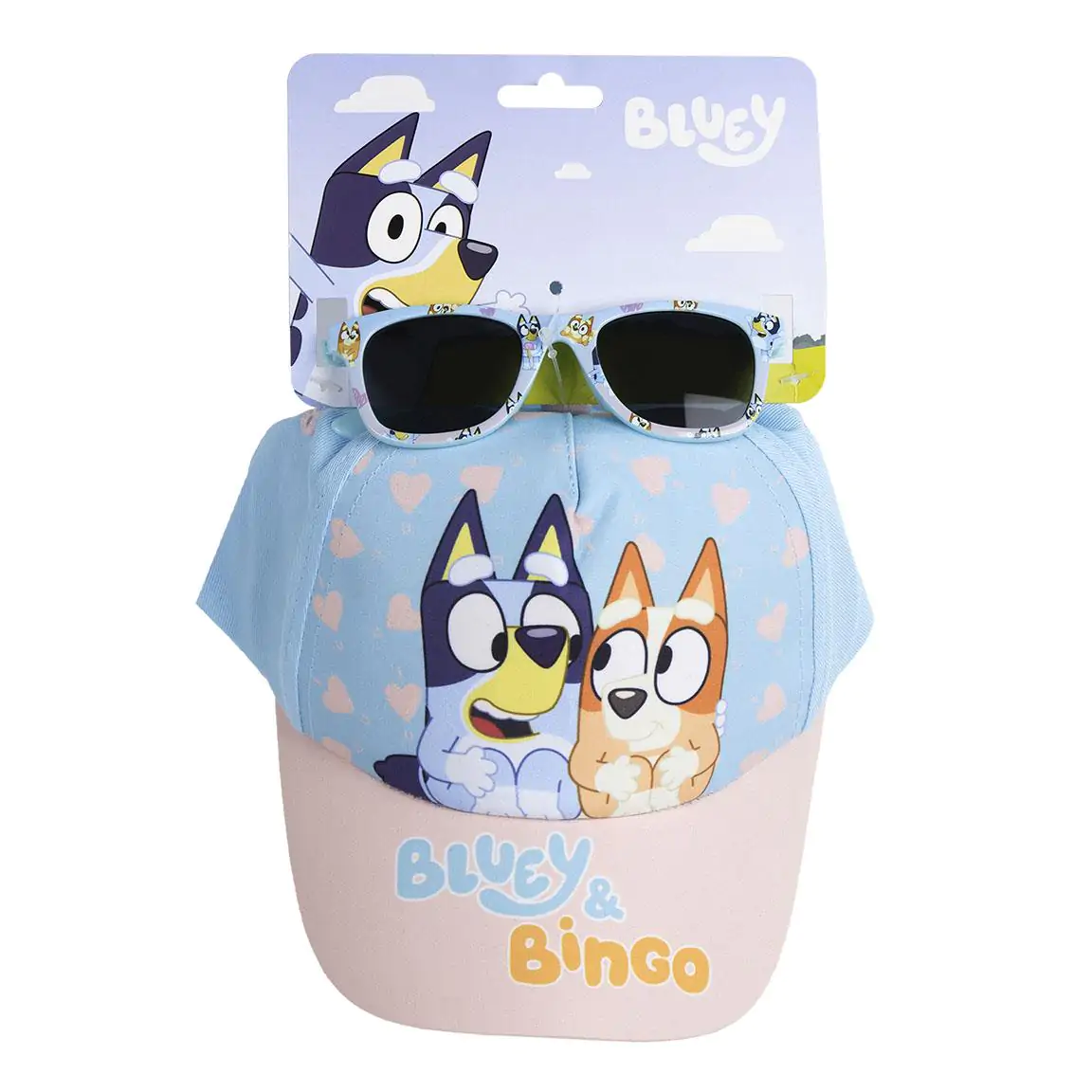 Bluey Kinder Baseball Kappe und Sonnenbrille Produktfoto