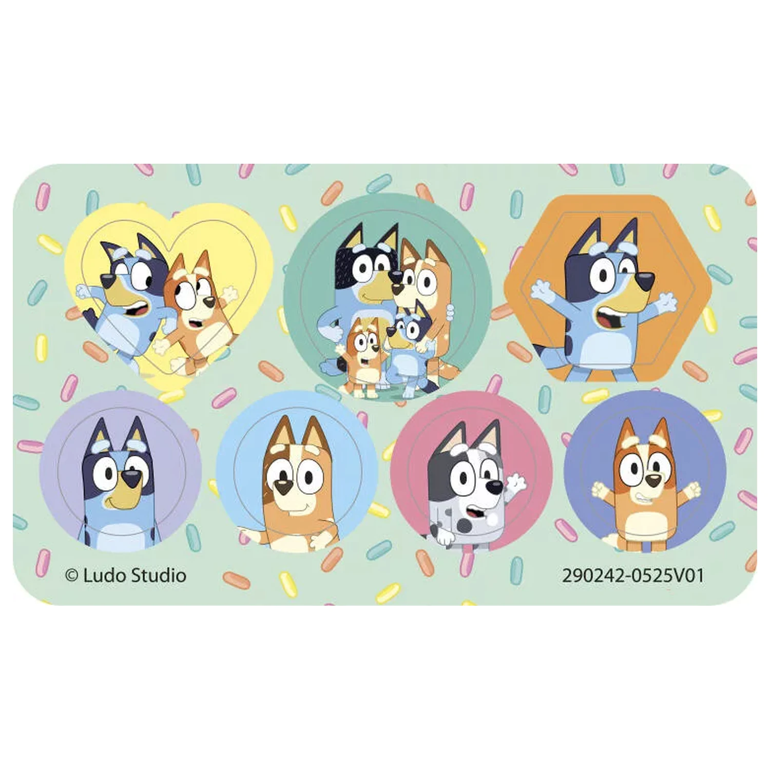 Bluey Happy Perlenset Produktfoto