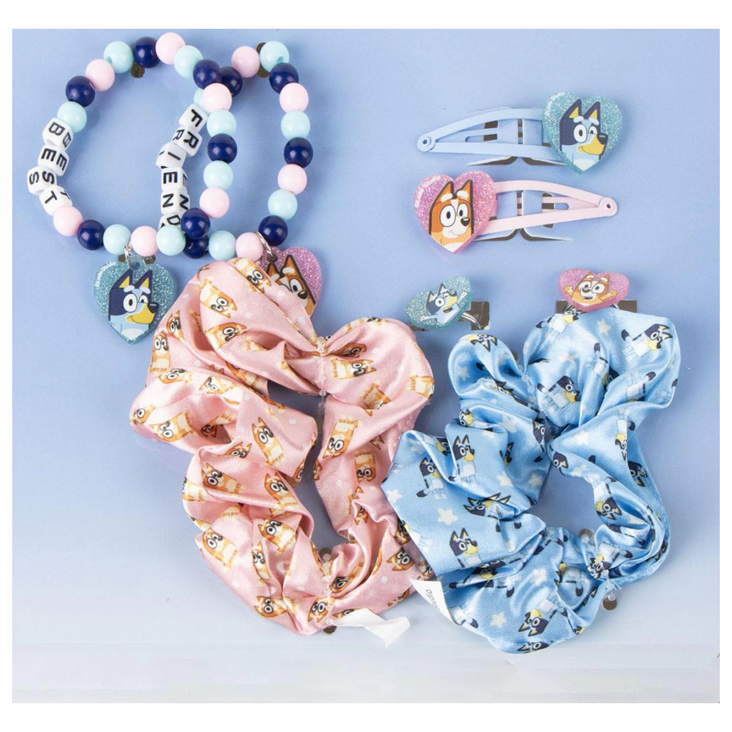 Bluey Happy Haarschmuck und Schmuck Set 8 Teile Produktfoto