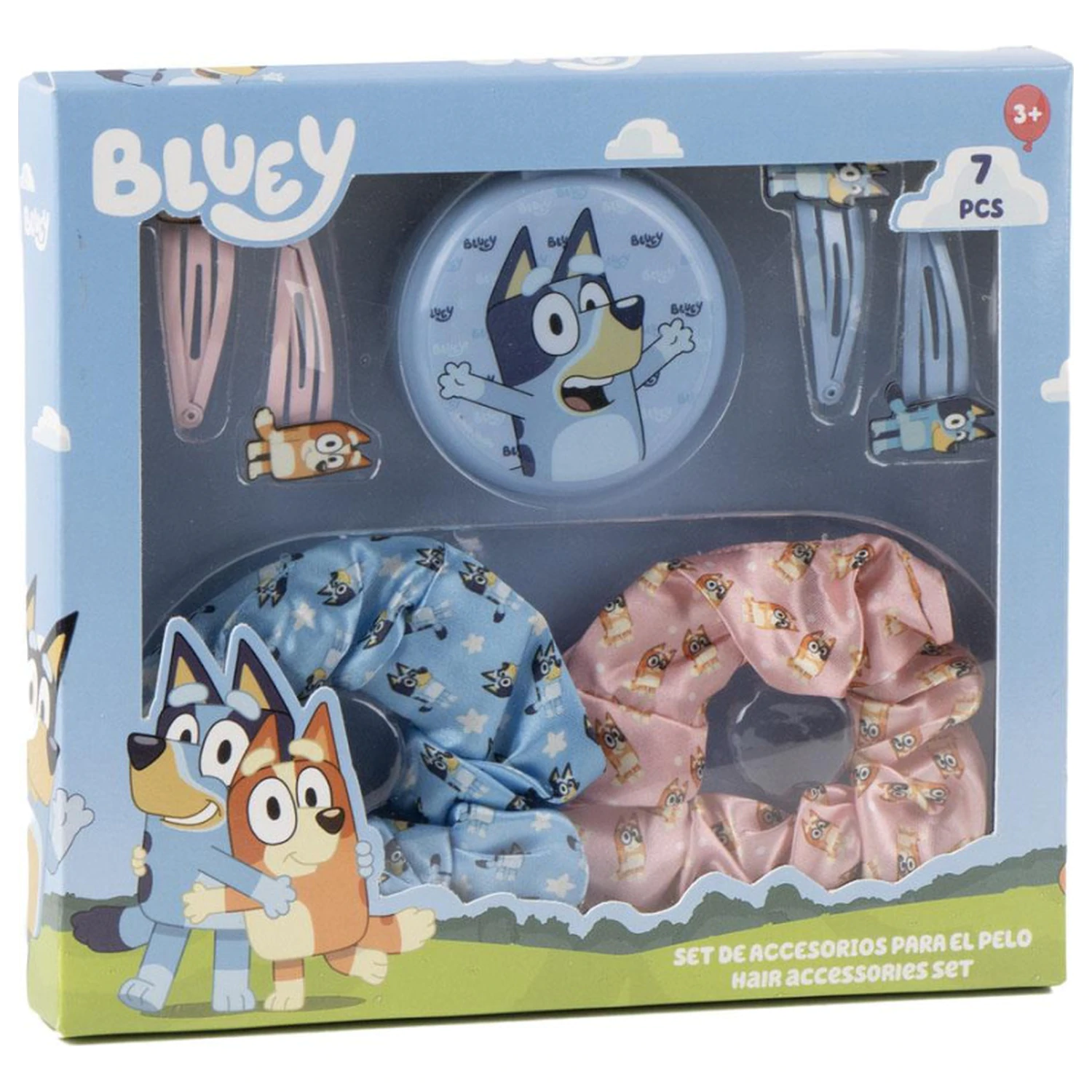 Bluey Happy Haarschmuck Set 7 Stück Produktfoto