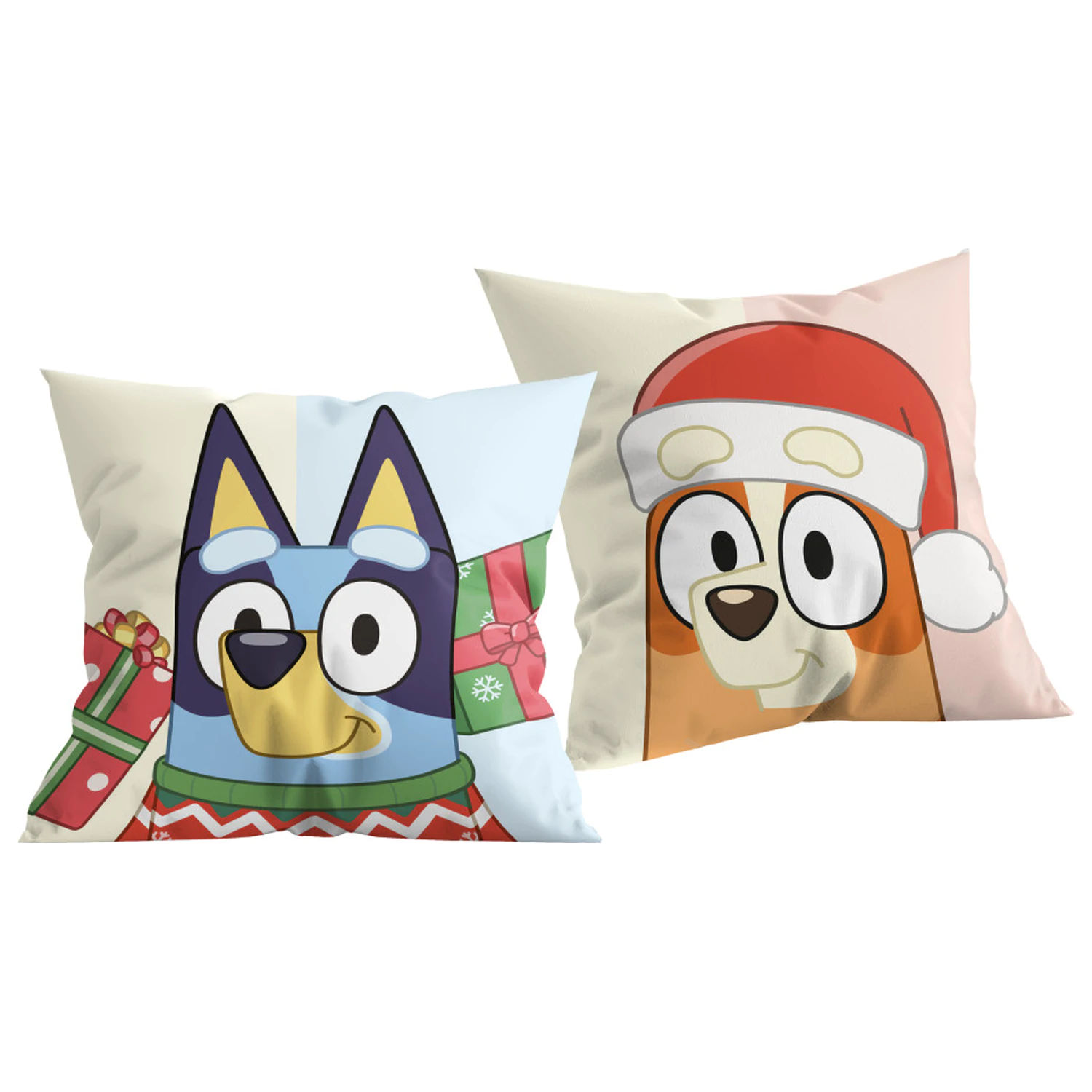 Bluey Hut Weihnachten Kissen Produktfoto