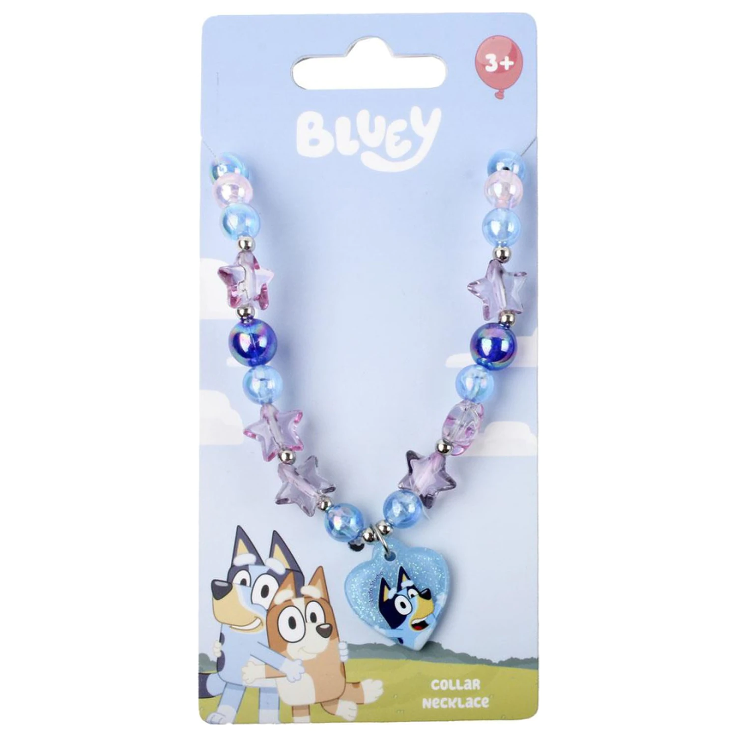 Bluey Heart Perlenkette Produktfoto