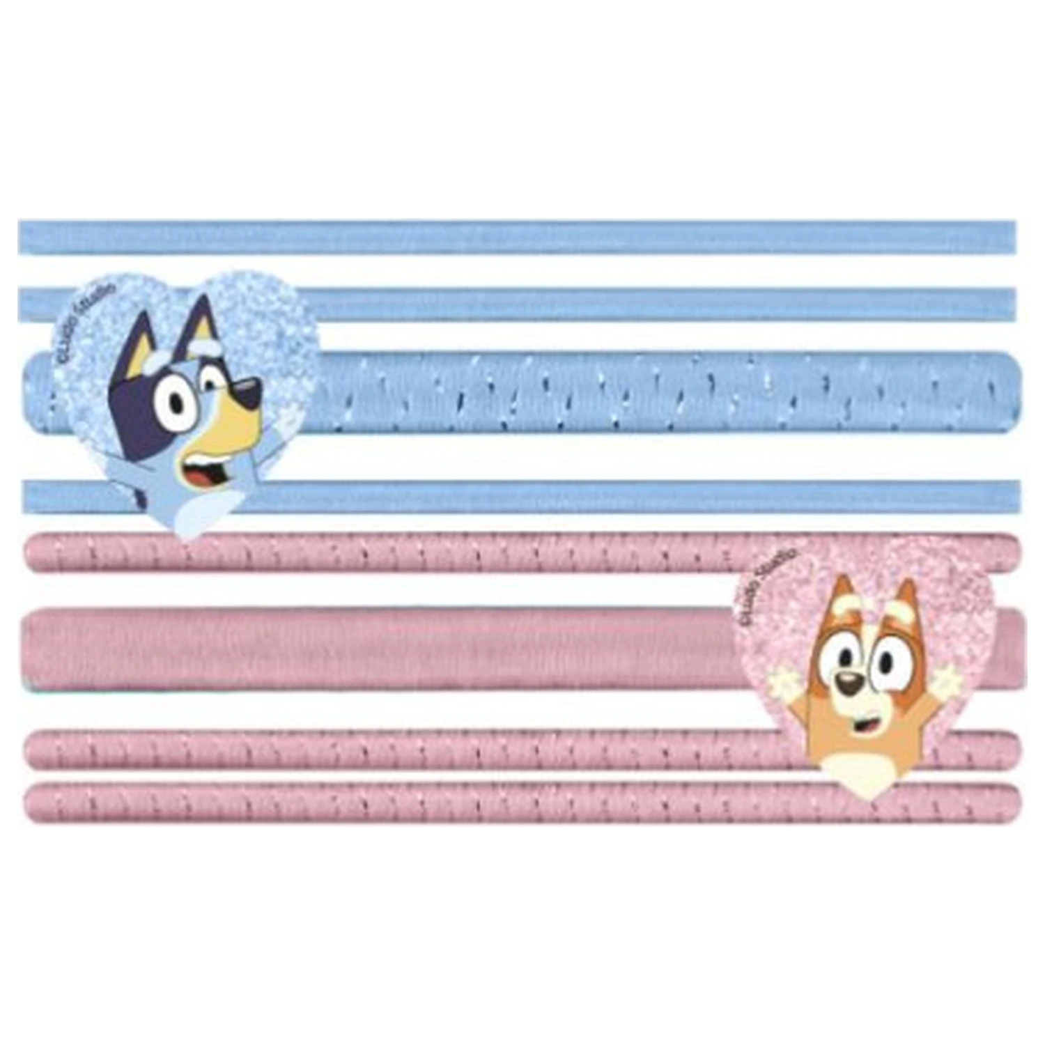 Bluey Heart Haargummi Set 8 Stück Produktfoto