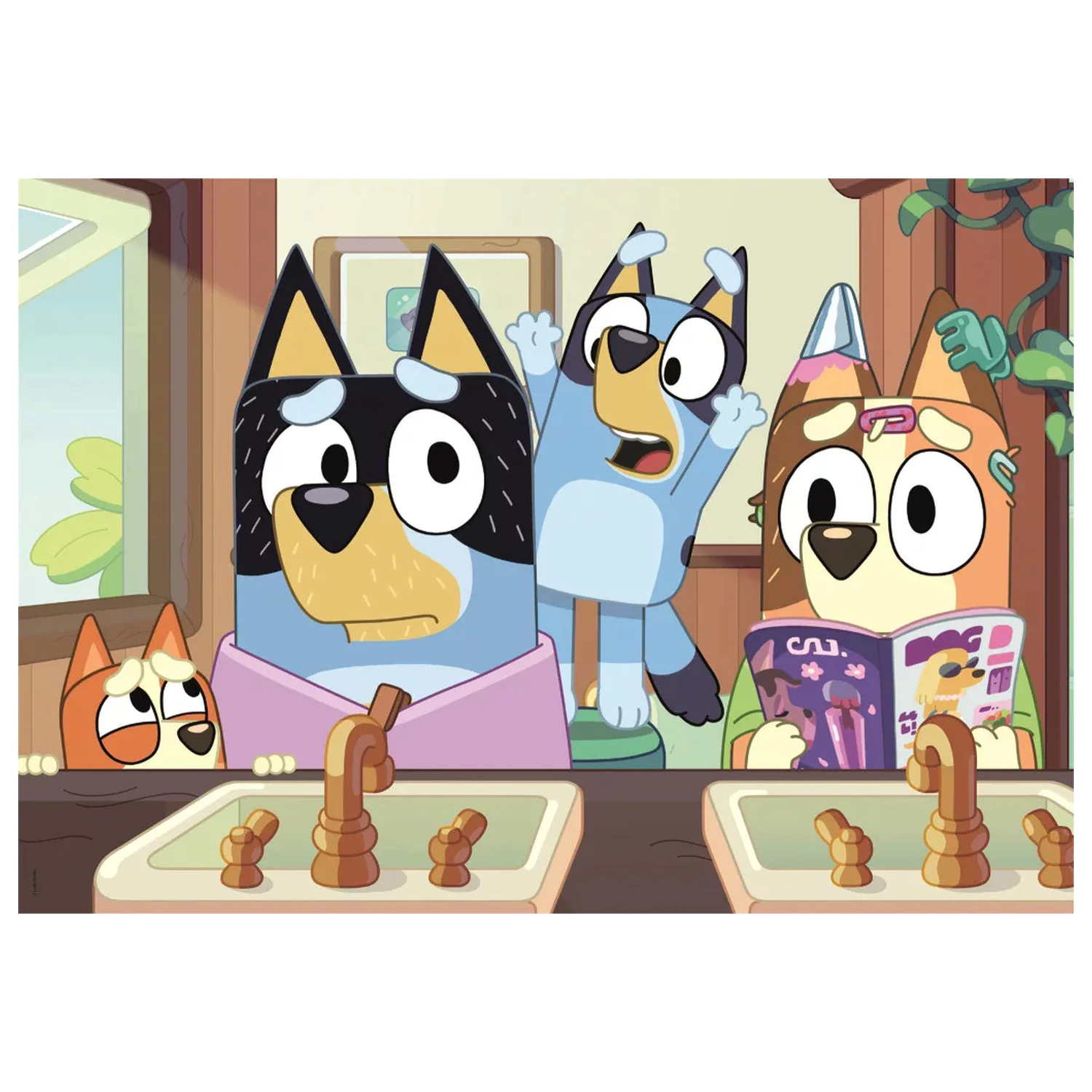 Bluey Home Fun 30 Teile Puzzle Produktfoto