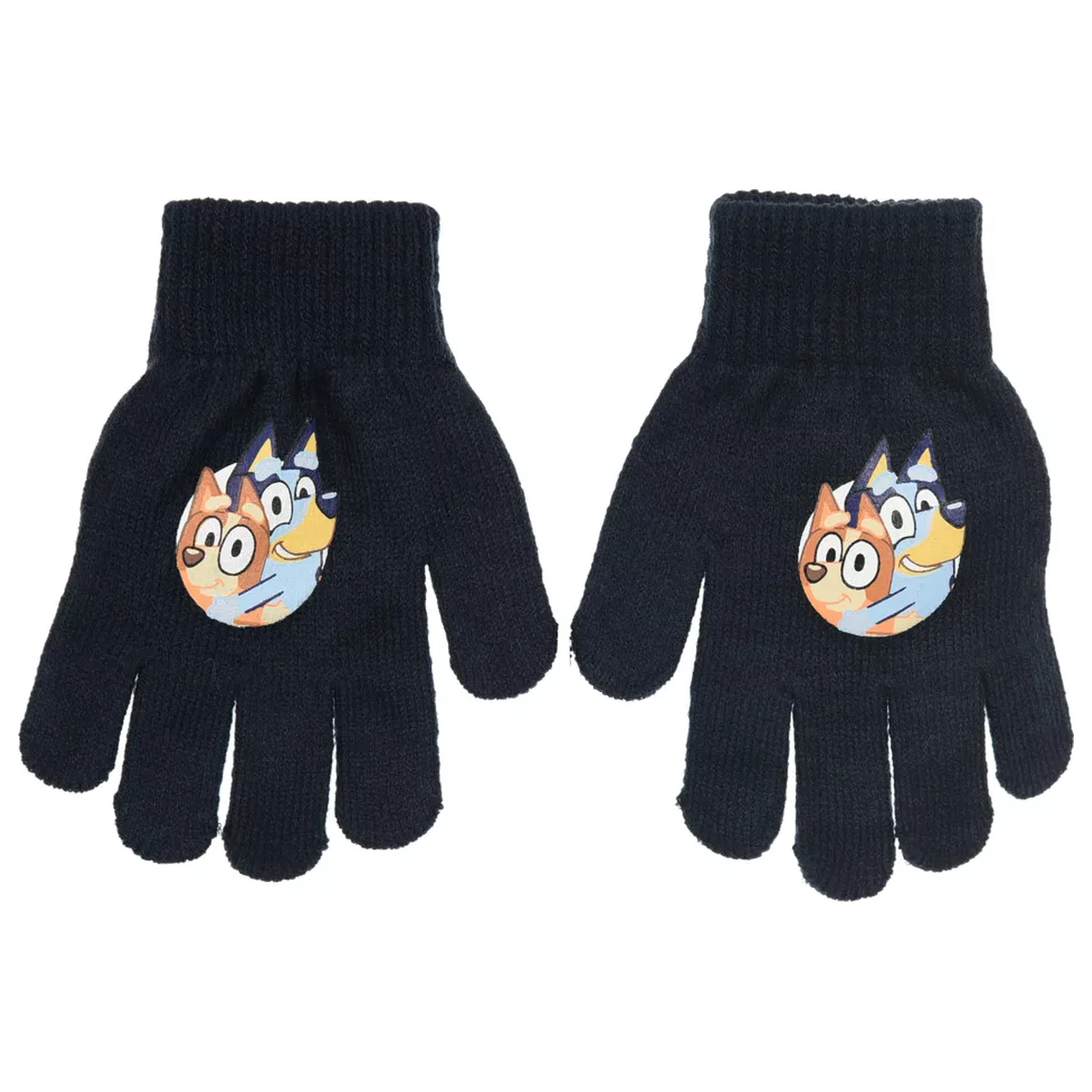 Bluey Hugs Dunkle Kinderhandschuhe Produktfoto