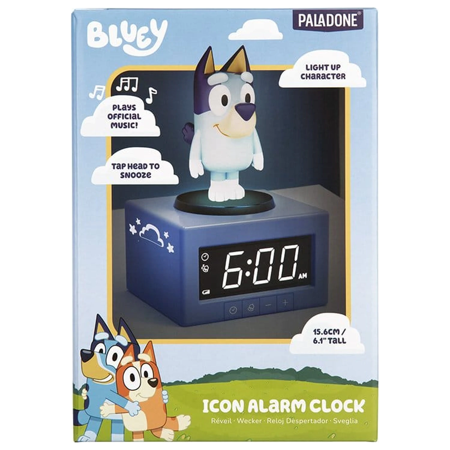 Bluey Icon Wecker Produktfoto